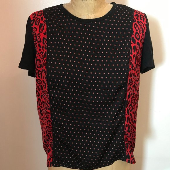Scotch & Soda Mixed Print Top - Picture 1 of 3